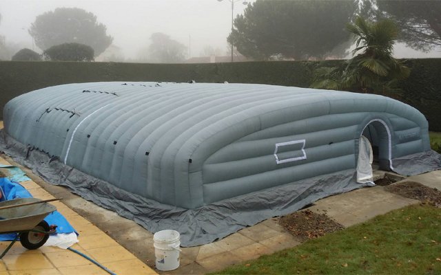 Copertura Gonfiabile per Cantieri