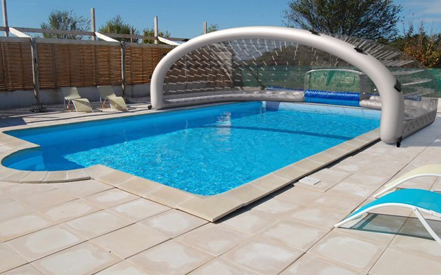 Copertura gonfiabile per piscine