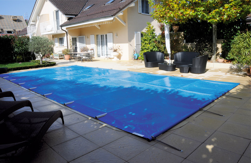 Copertura Invernale Per Piscina 5x3 Mt (5,30x3,30) – Telo Protettivo Resistente Per L'Inverno