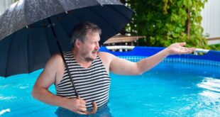 trattare la piscina dopo un temporale