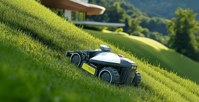 Robot tagliaerba pendenza