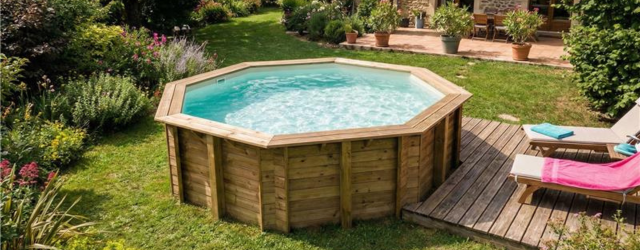 piscina fuori terra in legno