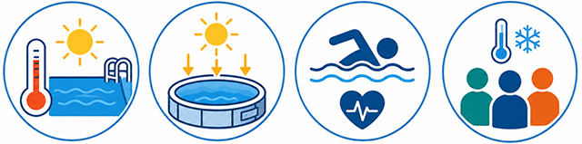 Pompa di calore: quando ha senso raffreddare la piscina